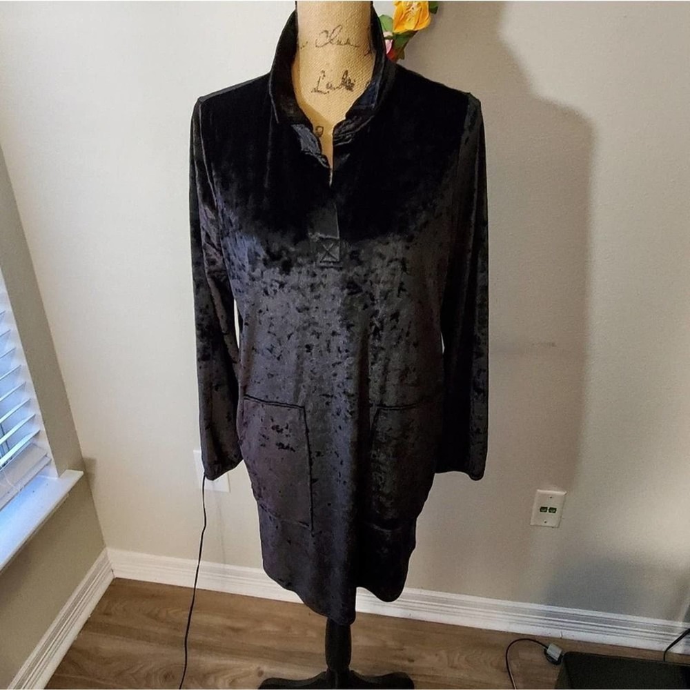 SHIMERA‎ velvet long sleeve dress size small